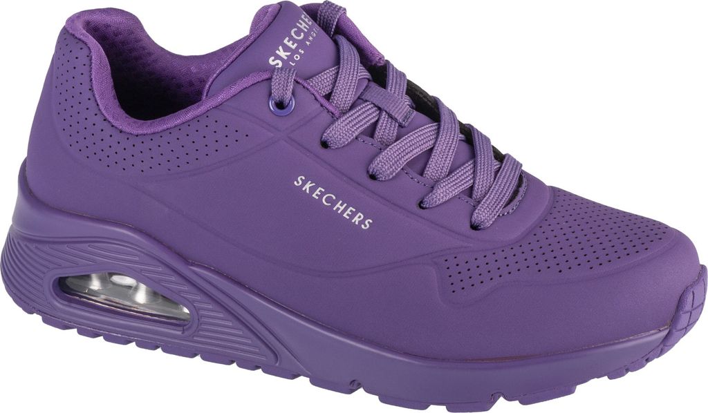 Skechers veterschoenen voor dames, sportief model, rubberen Productafbeelding 