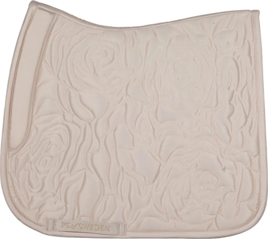 Tapis de selle de dressage Rose Quilt FS 2025 Vanilla Beige PS of Sweden