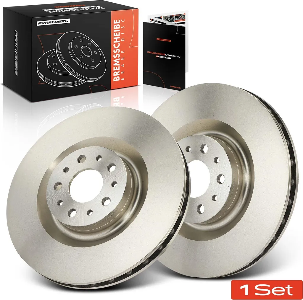 Frankberg 2 disques de frein avant pour Fiat 500L et Doblo Cargo MPV