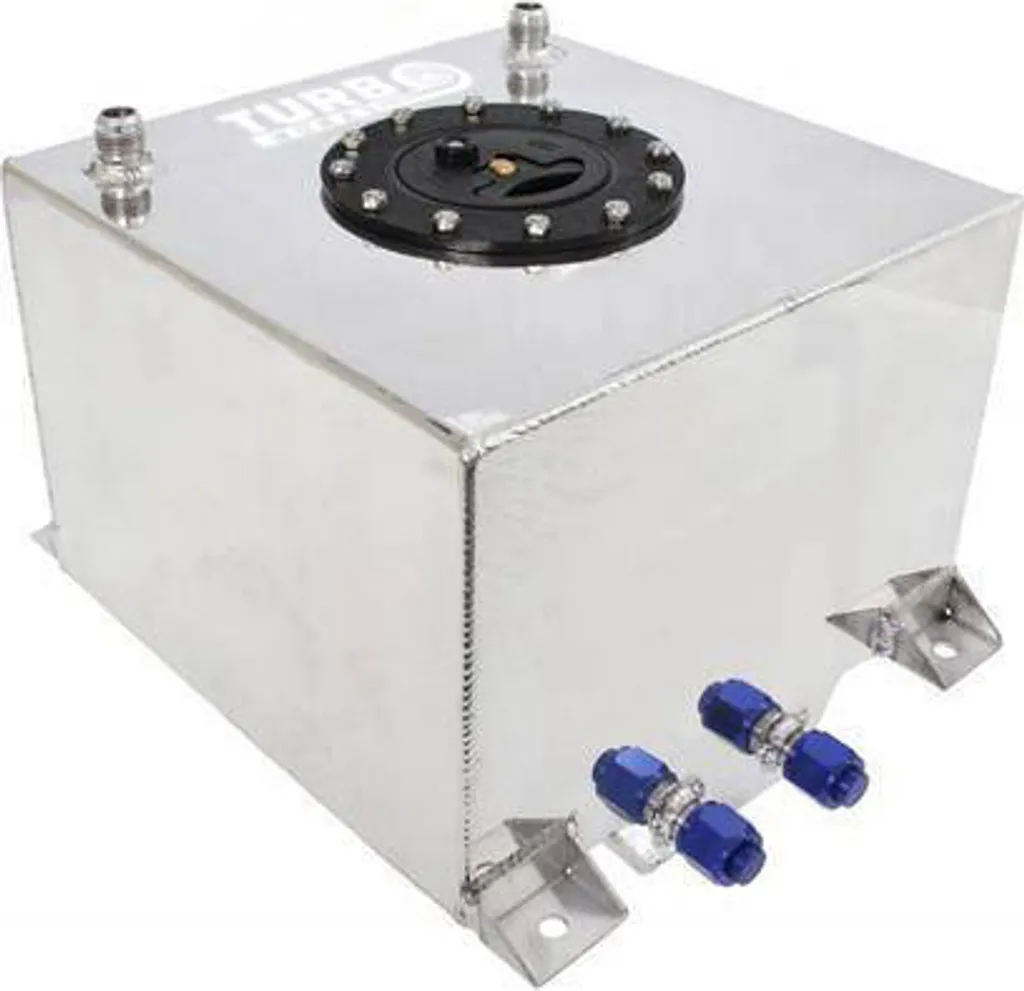 Réservoir de Carburant 20 L Argent TurboWorks pour Drift et Compétition