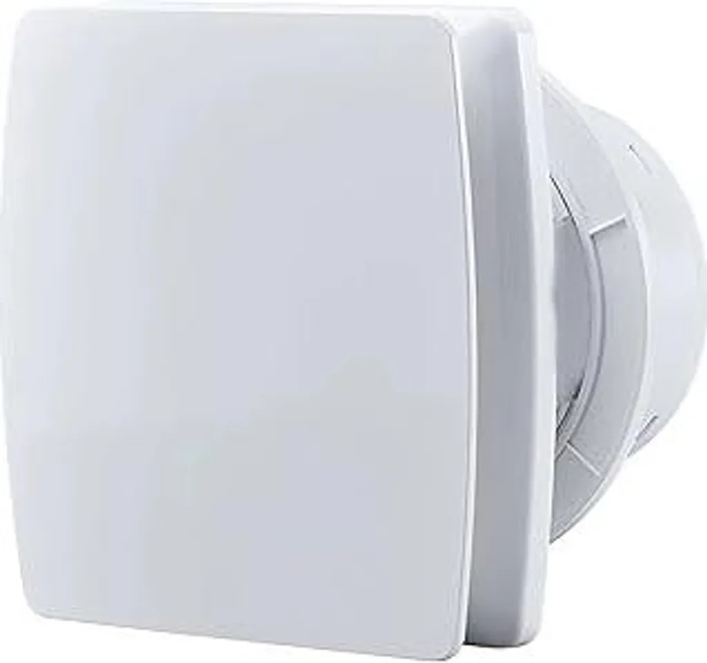 Aspiratore Bagno 100mm Silenzioso Frogetu 12W IPX4 con Valvola Antiritorno