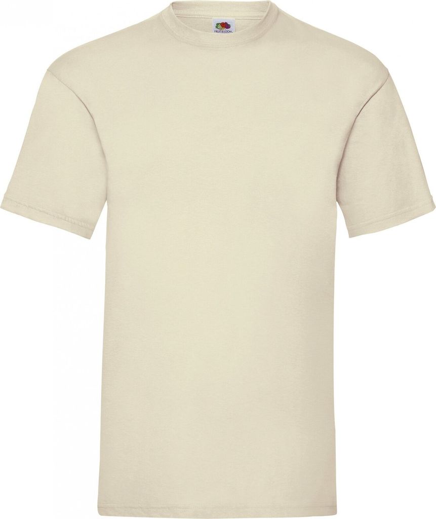 Fruit of the Loom 61-036-0 | Valueweight Herren T-Shirt - Farbe: Natural - Größe: S