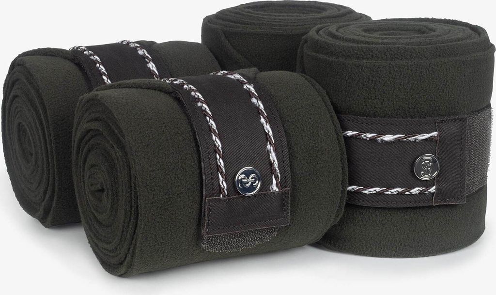 PS of Sweden Bandagen Polos Baumwolle Signature Hotline 2022 Fleecebandagen Coffee