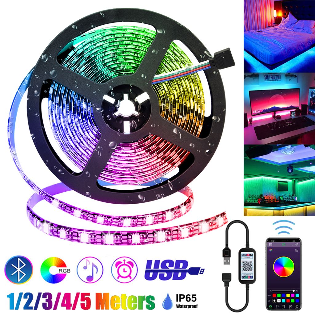 3M Bluetooth LED Stripes RGB LED Streifen USB