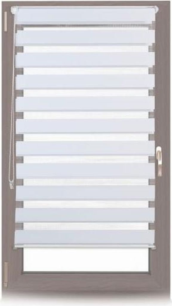 Doppelrollo Klemmfix ohne Bohren in Weiß