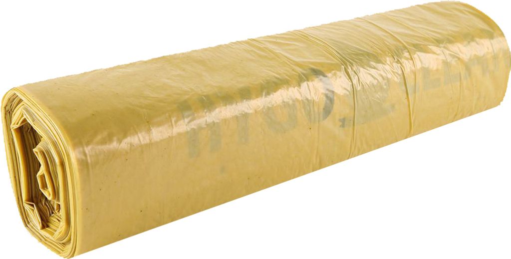 HYGOCLEAN Müllsäcke Eco gelb 120 Liter aus LDPE 35 my 25 Stück
