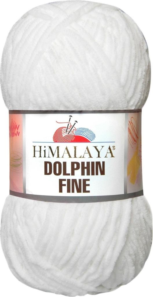 Włóczka Himalaya Dolphin Fine 501 biel Zdjęcie produktu 