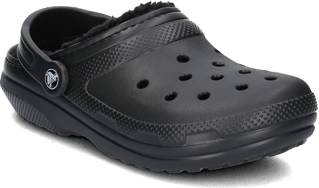 crocs Classic Lined Clog Schwarz / Schwarz Croslite/Textil : 48-49 : Normal Größe: 48-49 Weite: Normal