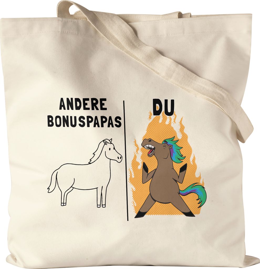 Andere Bonuspapas Du Beutel bester Vater Papa Stiefvater Pferd Geburtstag Vatertag Bonuspapa