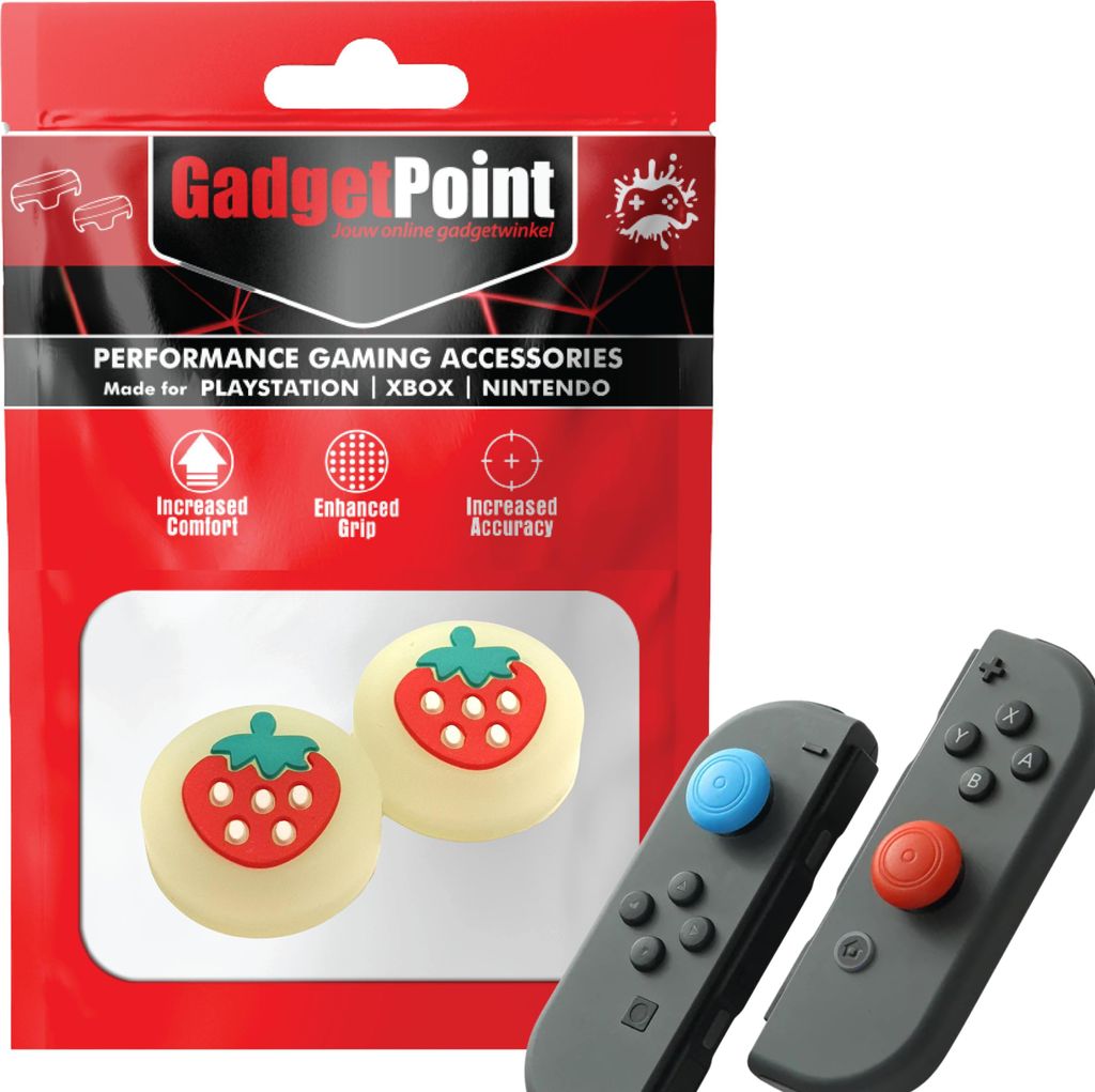 Thumbgrips - Thumb Grips voor Nintendo Switch Joy-Con Controllers - Gaming Thumbgrips - Performance Anti-Slip Thumbsticks - Bescherming Accessoires...