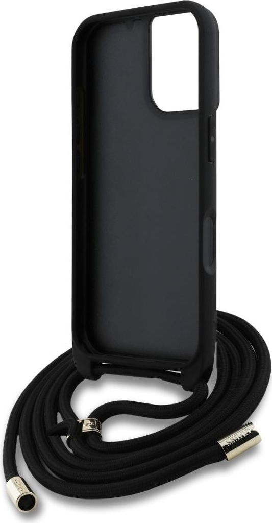 Guess 4G Logo Handykette für iPhone 16 Plus Braun