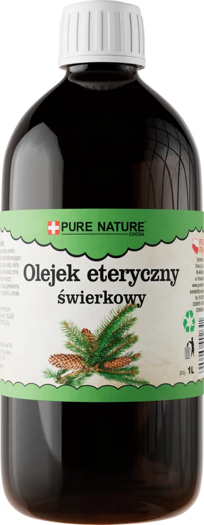Huile essentielle d'épicéa PURE CHEMICAL naturelle en grand format 1 L
