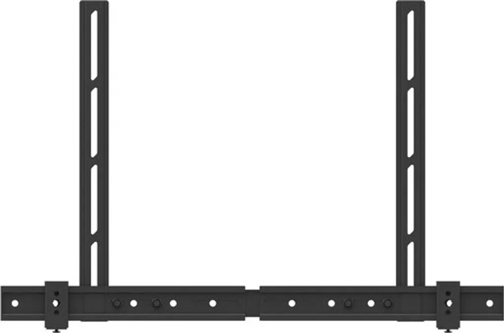Support Enceinte Satellites Universel Noir pour Support TV Multibrackets