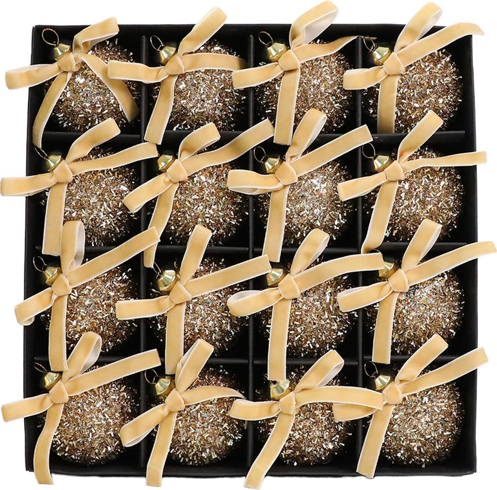 Glitzernde Weihnachtskugeln, funkelnde, bruchsichere Lamettakugeln mit Schleife, Pailletten-Hängekugel, Weihnachtsbaumschmuck für Weihnachten, Ho...