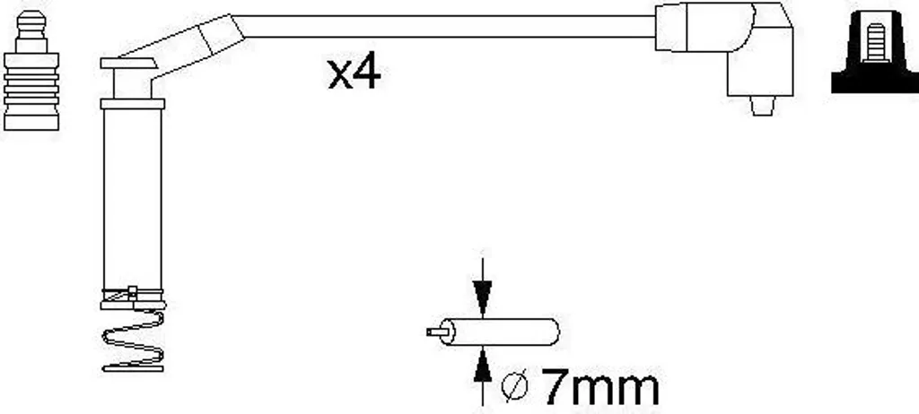 Stop ratés moteur avec le faisceau d'allumage Bosch 0986357124 Combo