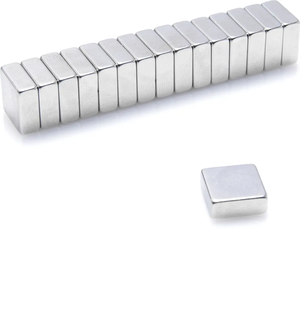 Magneti Neodimio N38 10x10x4 mm | Calamite Forti per Tech e Progetti