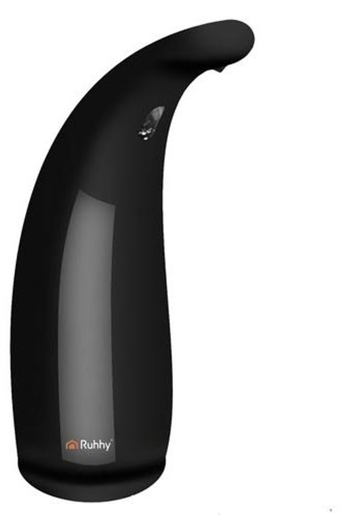 Ruhhy 26076, contactloze zeepdispenser, zwart Productafbeelding 