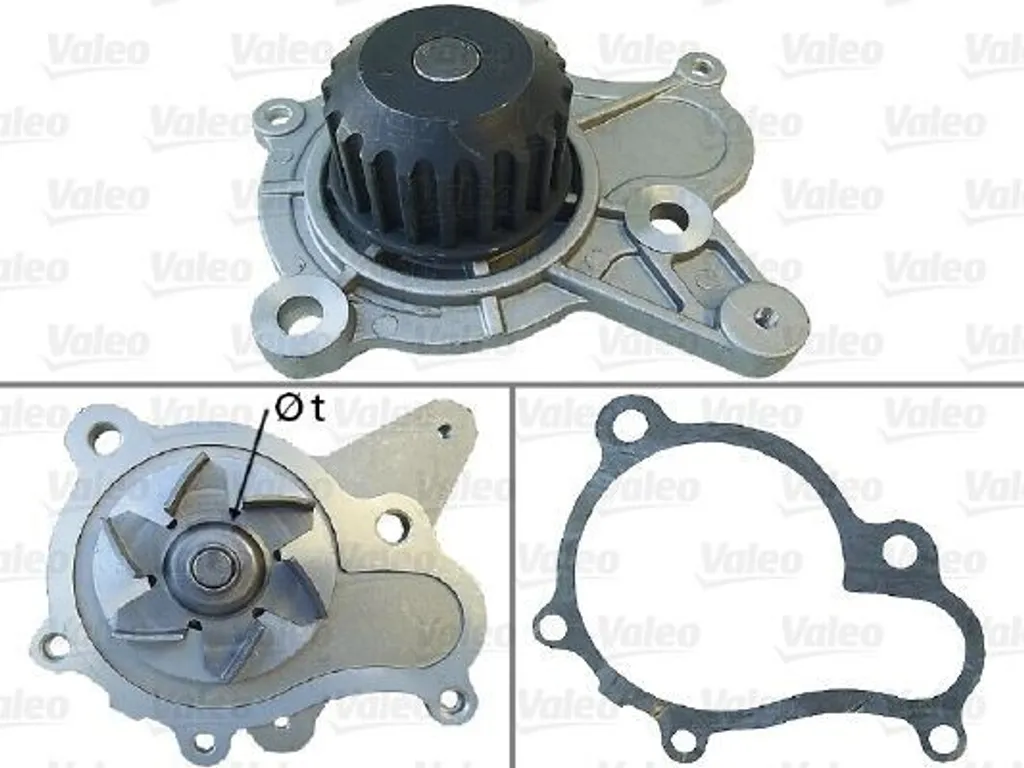 Pompe à eau de refroidissement moteur pour Hyundai Santa Fe et Matrix