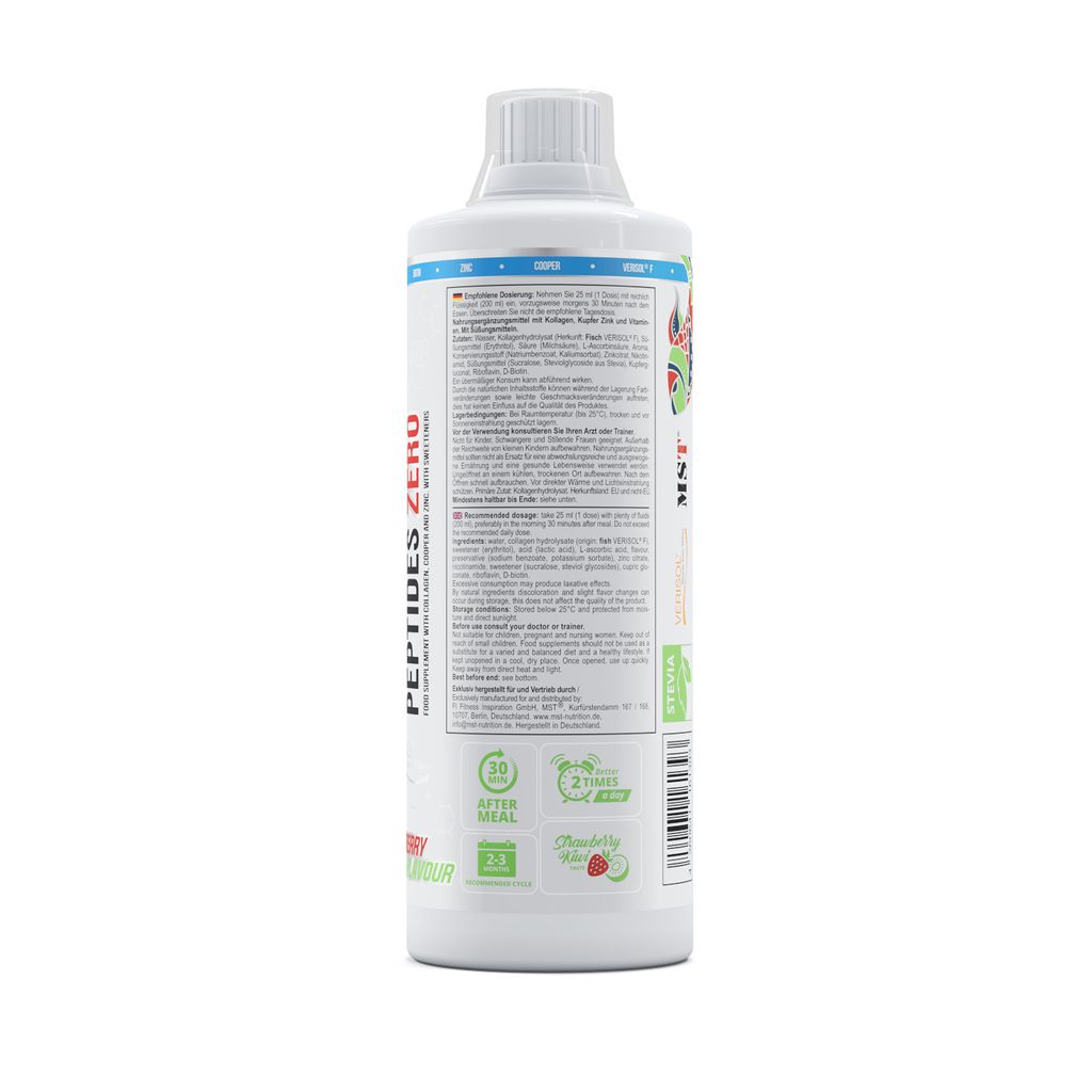 Fish collagen Peptides + Verisol 1000 ml Strawberry kiwi Produktbild 3
