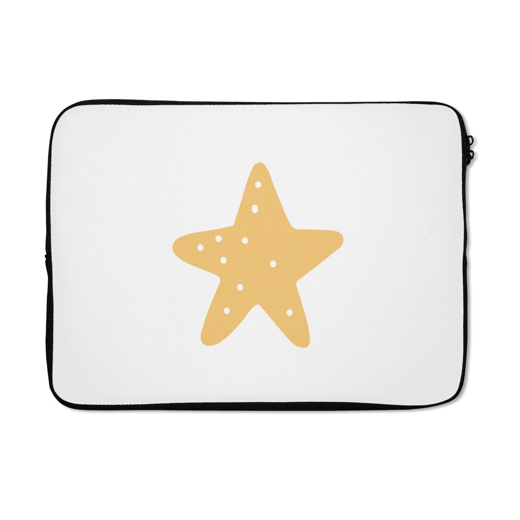 MuchoWow Laptop Hülle 13 Zoll Stern - Mädchen - Jungen - Punkte - Kinder Laptoptasche - Laptophülle - Sleeve - Rundumschutz