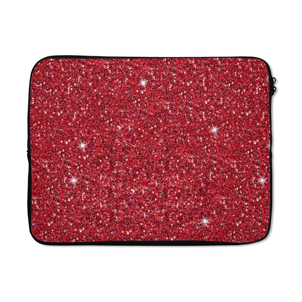 MuchoWow Laptop Hülle 17 Zoll Laptoptasche Rubin - Zwillinge - Tierkreiszeichen - Zipper - Schutzabdeckung