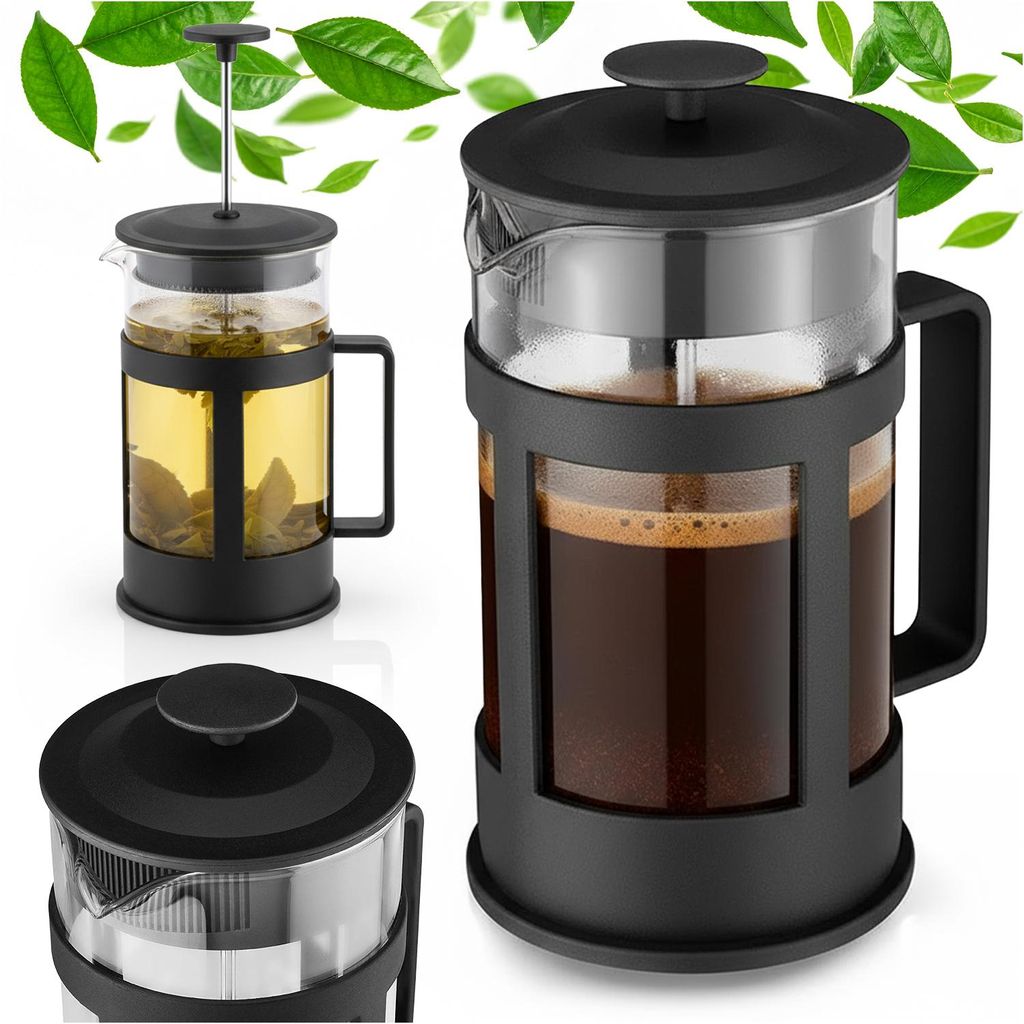 PICHE À CAFÉ, THÉ ET INFUSIONS, 1 L (1000 ml), EN VERRE, Image du produit 