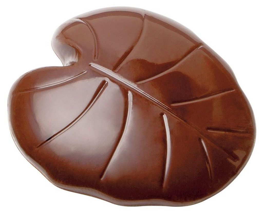 Schokoladen Form - Blatt, Doppelform