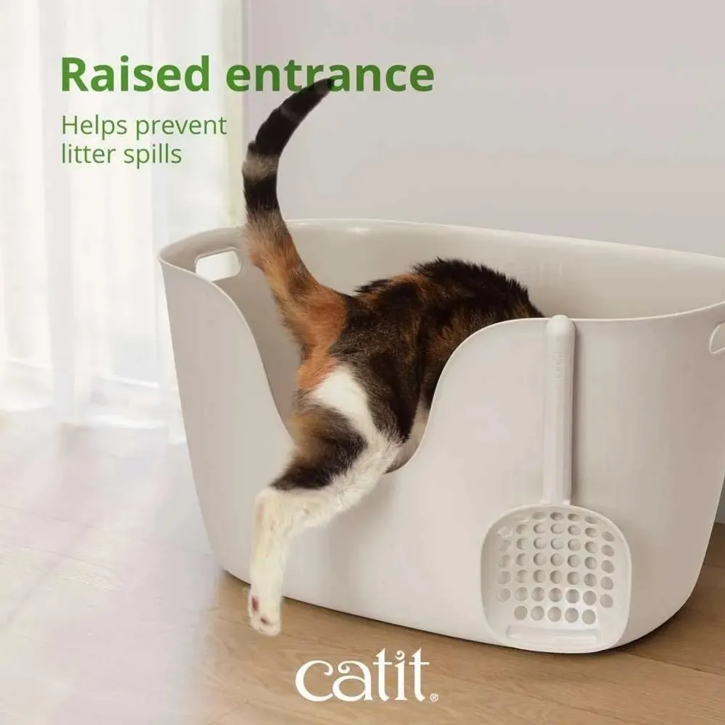 Bac à litière anti-odeur Catit Loo transparent pour une maison propre - 5