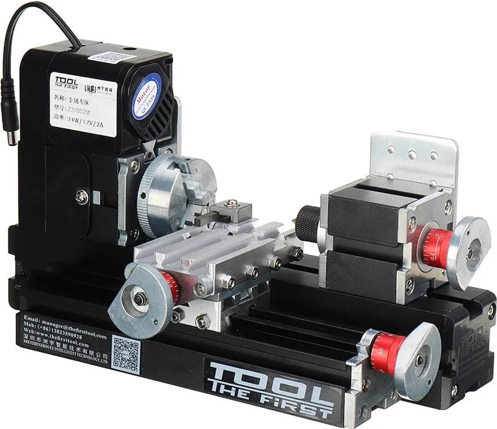 Mini-tour 20 000 tr/min Z20002M avec moteur 24W pour métaux et bois 135mm