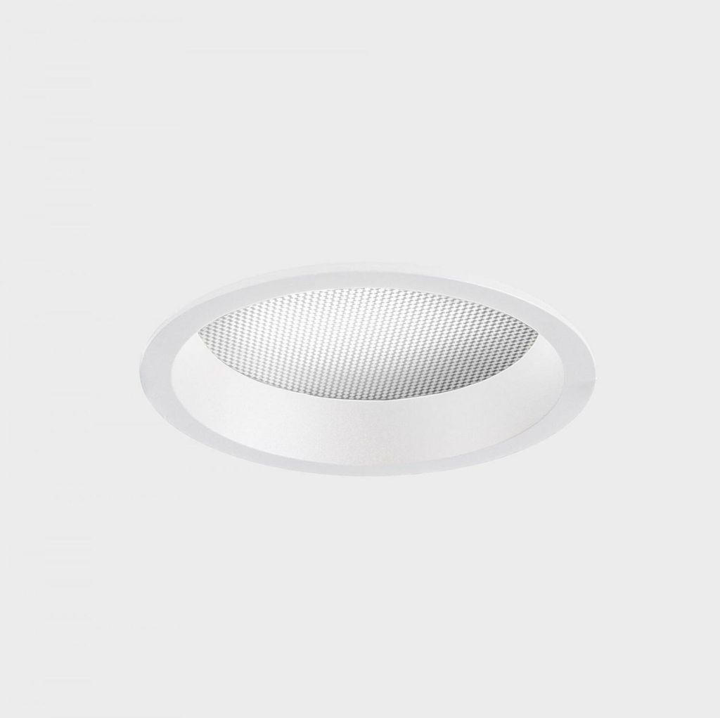 KOHL LIGHTING LIM Einbauleuchte mit Rahmendurchmesser 103 mm, weiß, 7 W, CRI 80, 4000 K, nicht dimmbar