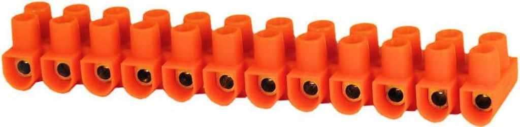 Gewindeklemmleiste 12-polig 2,5mm orange LTF 12-2,5 Simet 21210108