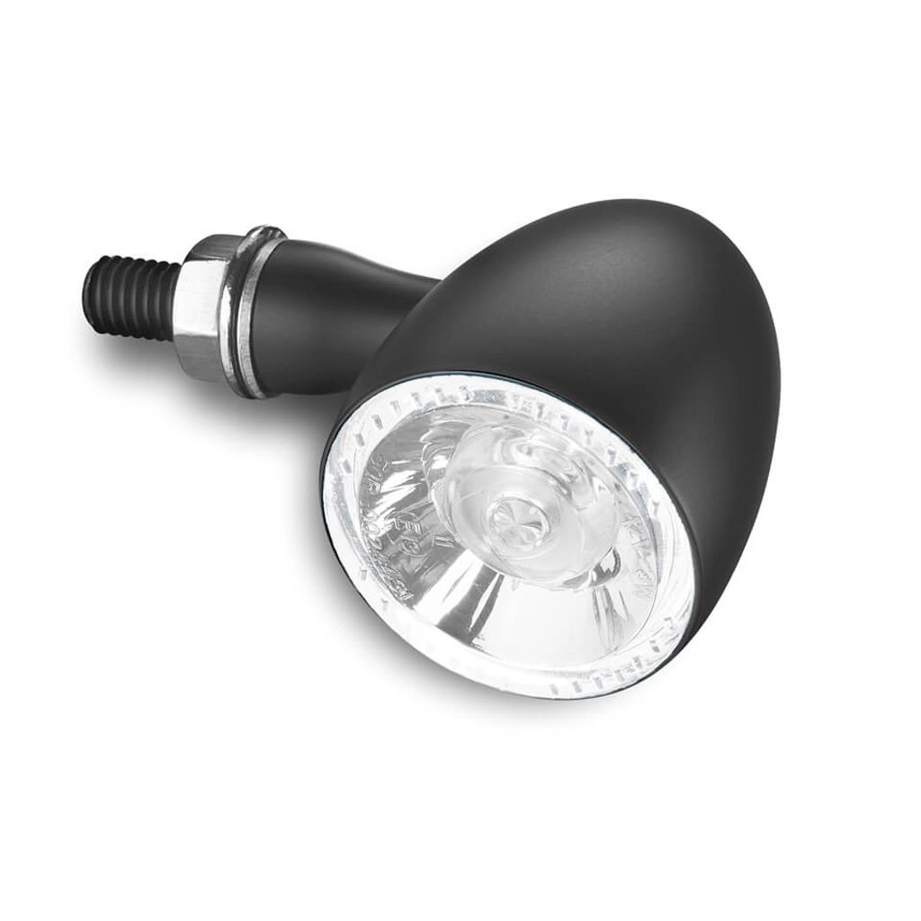 Kellermann Bullet 1000 PL white - LED Blinker mit Positionslicht schwarz