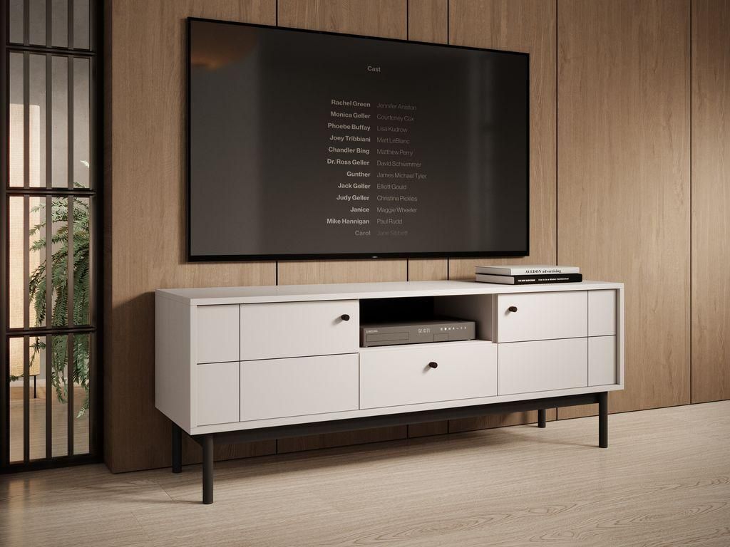 TV Sideboard – TV Schrank – TV Lowboard – RTV154 – JAPANDI – Kaschmir – Modernes Design für stilvolle Wohnräume