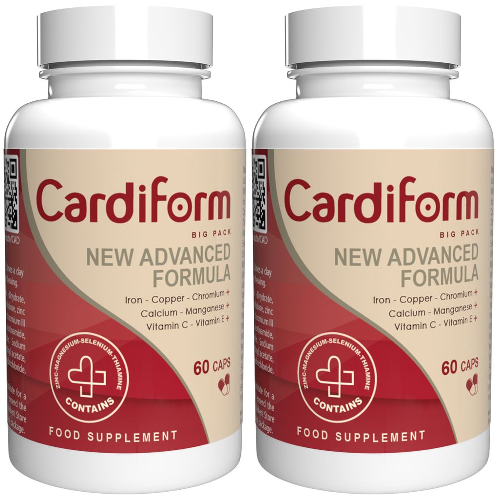 Cardiform - 120 Kapseln (2x60) hochdosiert - Original Produktbild 