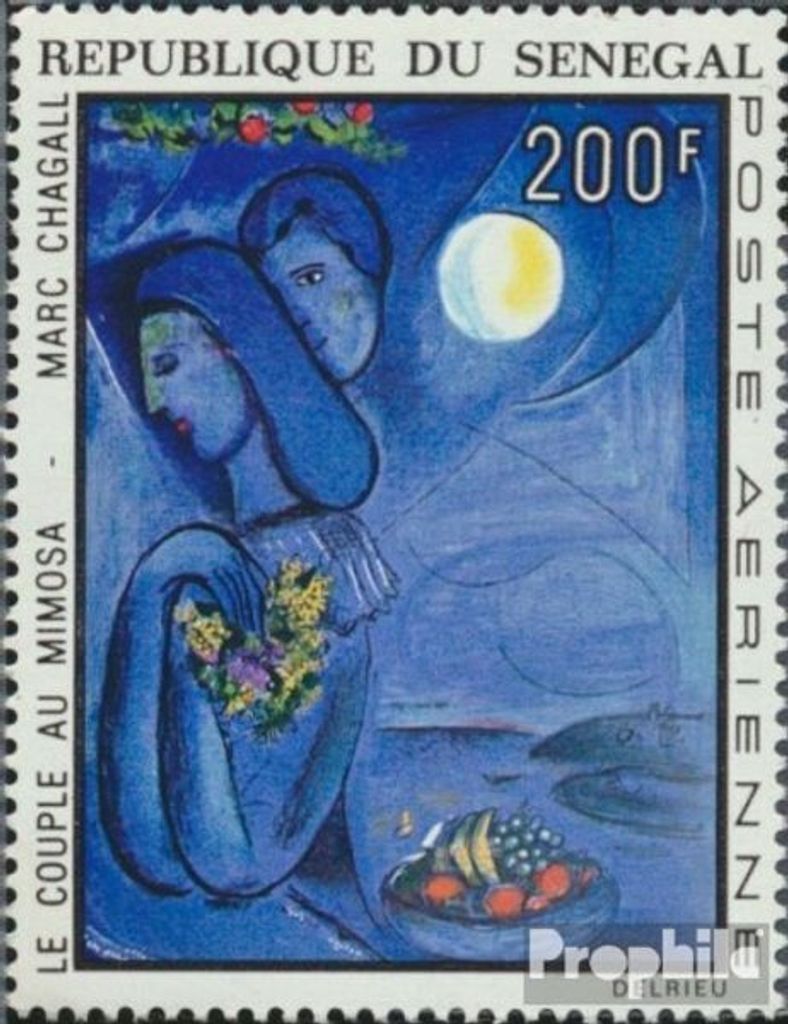 Briefmarken Senegal 1973 Mi 530 (kompl.Ausg.) postfrisch Gemälde