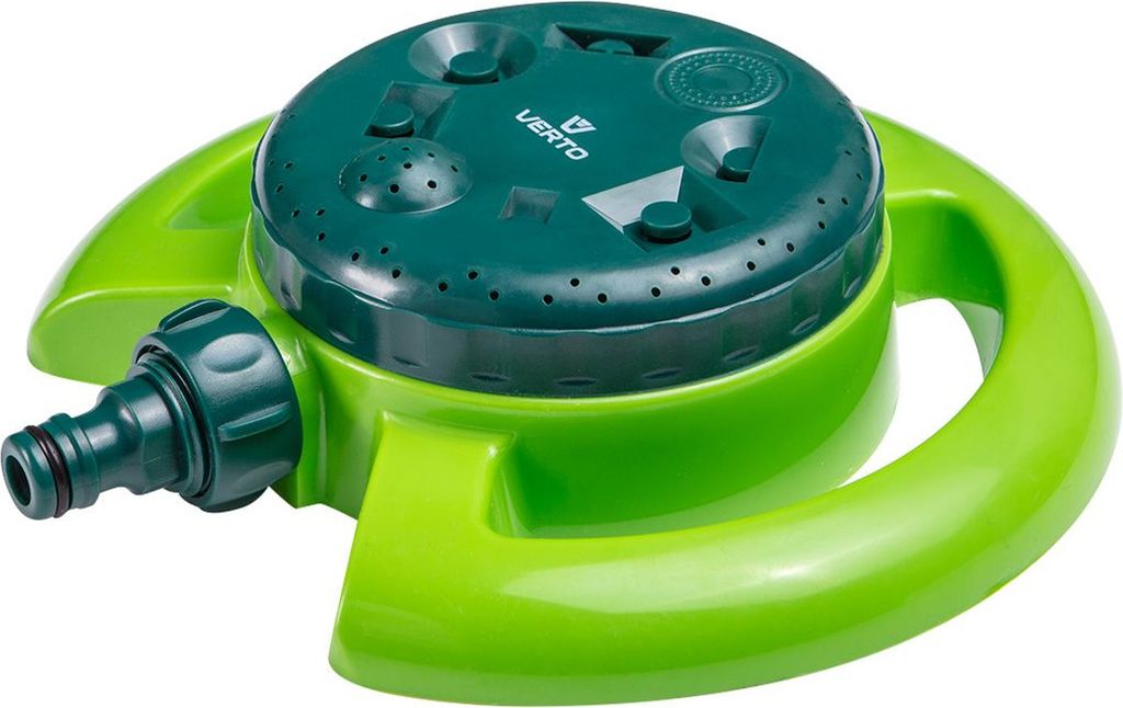 Verto 15G780 Wassersprinkler Multifunktionaler Wassersprinkler Kunststoff Grün