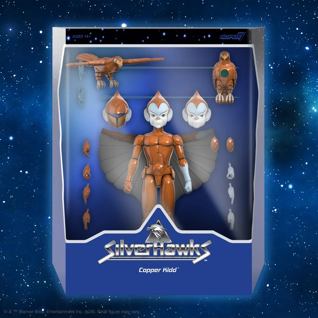 Figurine SilverHawks ULTIMATES Copper Kidd 18 cm - Précision Cartoon