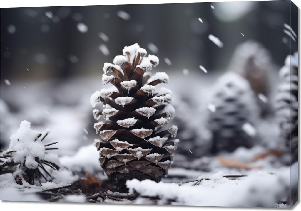 Bild 100x70cm Winterliche Ruhe
