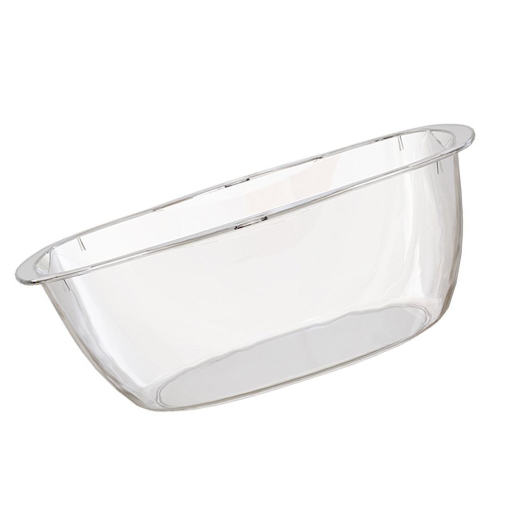 Waschbecken,Spülbecken,Transparentes Waschbecken,Waschbecken für die Gesichtsreinigung,Waschbecken für die Wäsche,Waschbecken aus Kunststoff