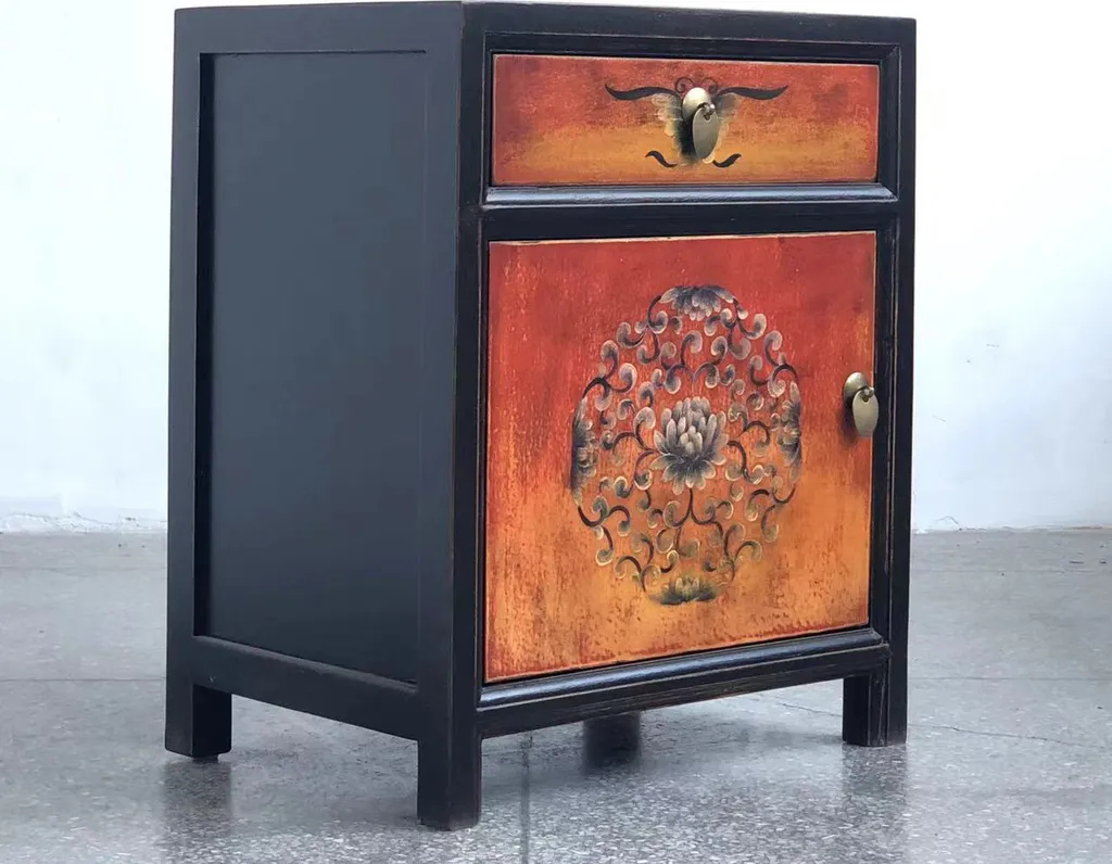 Table de nuit asiatique et buffet d'entrée pour une décoration zen chic - 9