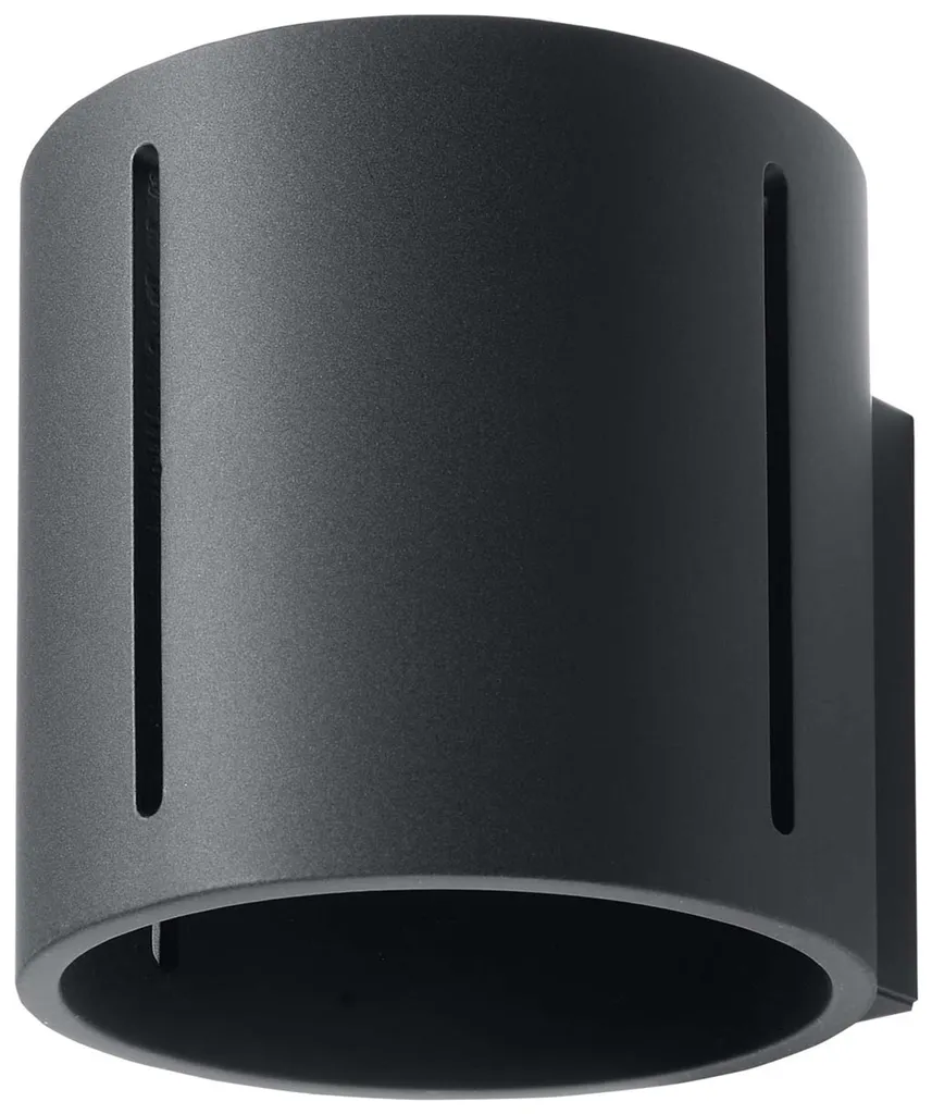 Faretto a Parete INEZ Alluminio Nero G9 8W LED - Sollux Lighting SL.0353