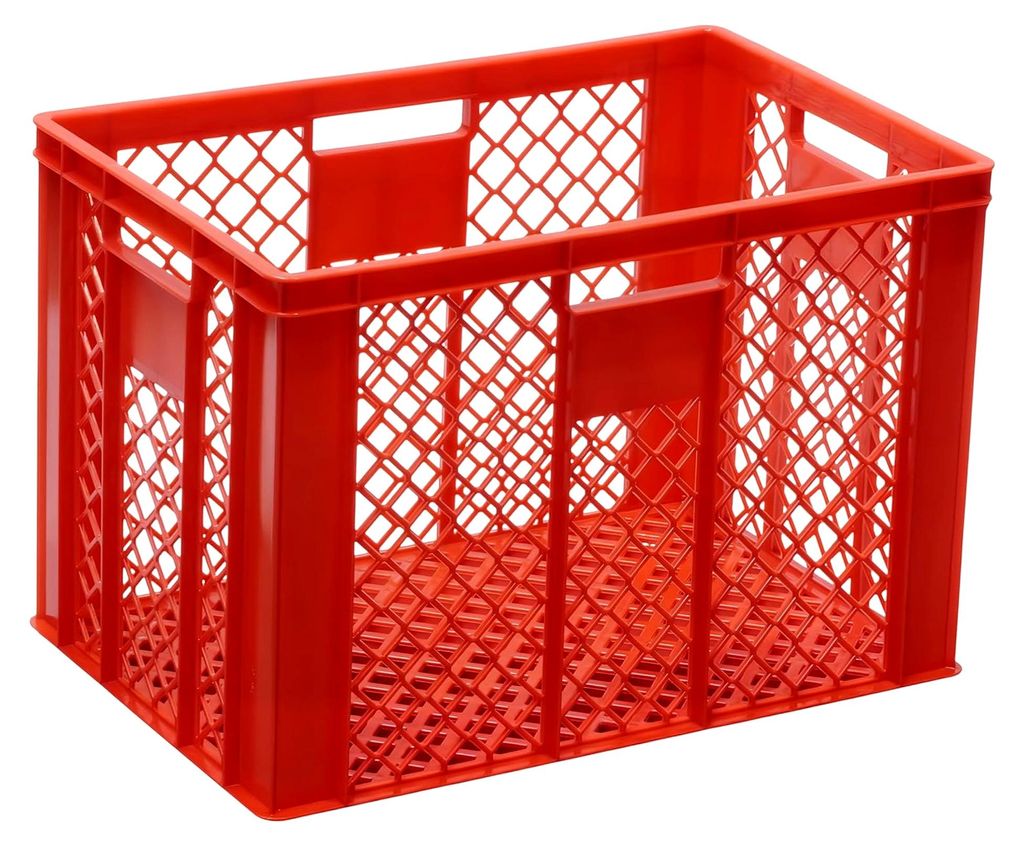Logiplast 2 Stück Bäckerkisten Brotkisten 600 x 400 x 410 mm in Rot