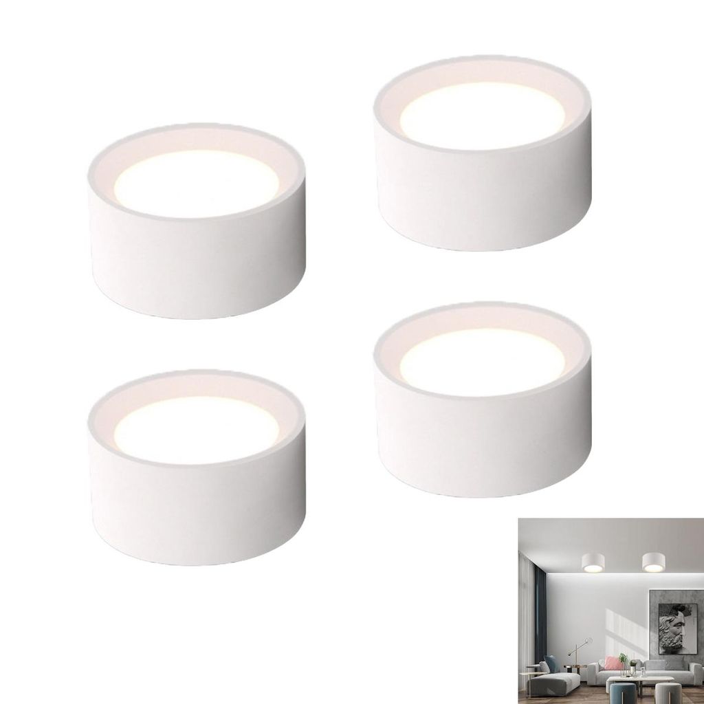 4 Stück LED Aufbauspots,Deckenspots,4000K Produktbild 