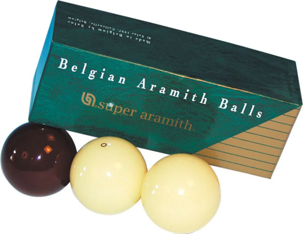 Billes Super Aramite 61,5 mm haute précision rouge foncé haute densité