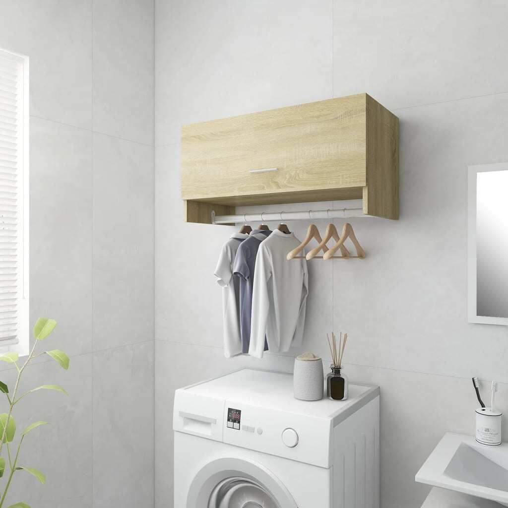 "2026 Aktion"Kleiderschrank - Schwebetürenschrank - praktischem Design - Sonoma-Eiche 70x32,5x35 cm Holzwerkstoff DEMöbel 7381583