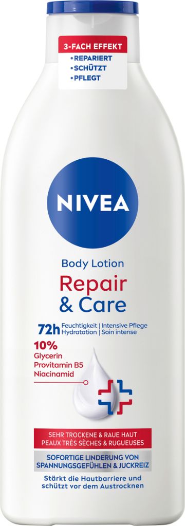 Nivea Body Repair Care Body Lotion für trockene Haut 400ml