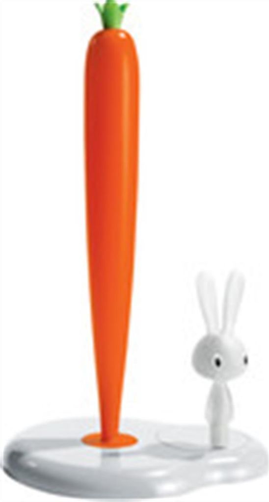 Alessi "Bunny & Carrot" Kit.Roll Hold (Art.-Nr. ASG42/H W, EAN 8003299958382)