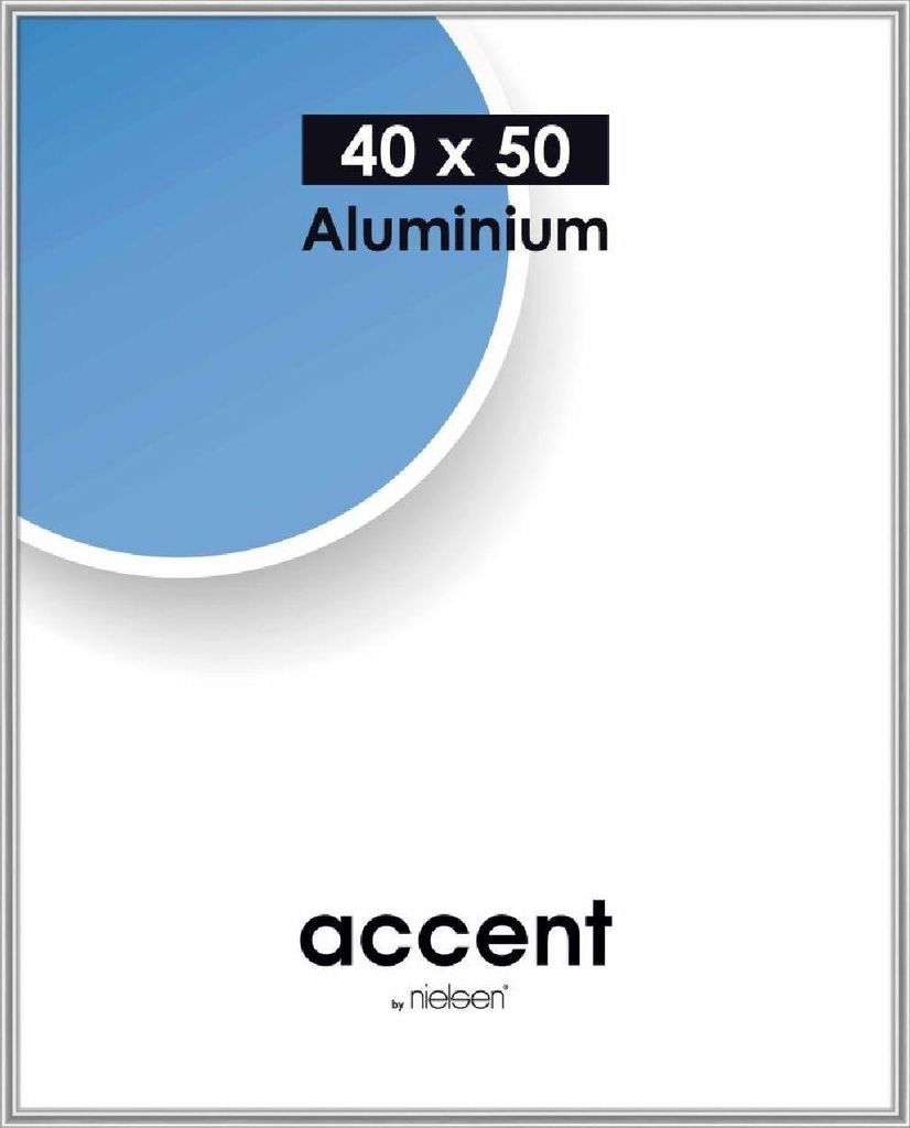 Nielsen Accent hliníkový rám, lesklá stříbrná, 40 x 50 cm Obrázek produktu 