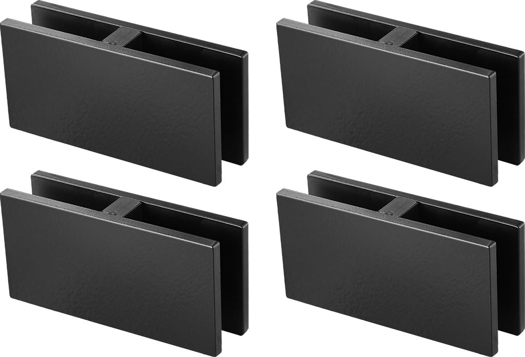 SucceBuy 4 szt. prostokątny szklany wspornik balustrady do Zdjęcie produktu 