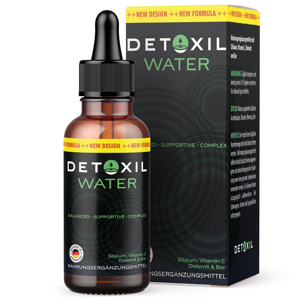 Detoxil Water Gouttes - Sans gluten & sans lactose - Facile Image du produit 